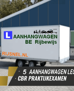 Aanhangwagen rijlessen
